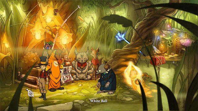 Ponownie zagadaj do jaszczurki i spytaj o to samo - Sobie też możesz powróżyć - Jaszczurki, butelki i piąty portal | Solucja The Night of the Rabbit - The Night of the Rabbit - poradnik do gry