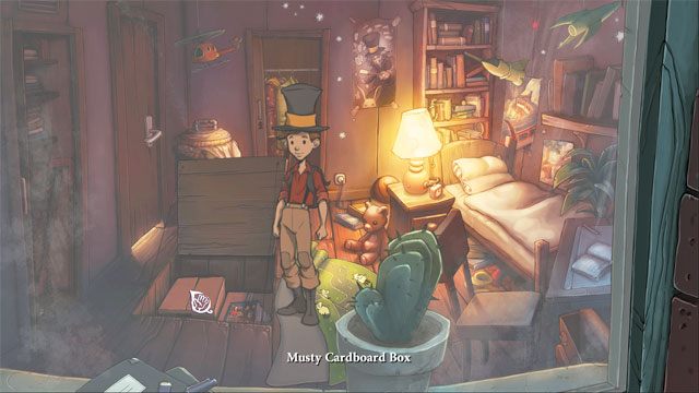 Otwórz schowek będący pod dywanem - Jaszczurki, butelki i piąty portal | Solucja The Night of the Rabbit - The Night of the Rabbit - poradnik do gry