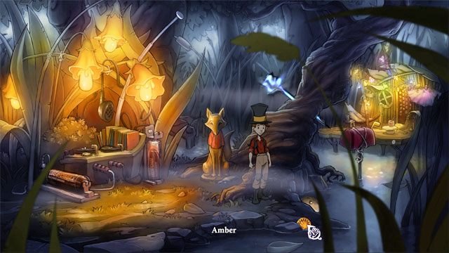 Wróć do stacji radiowej i skieruj się na bagno - Jaszczurki, butelki i piąty portal | Solucja The Night of the Rabbit - The Night of the Rabbit - poradnik do gry