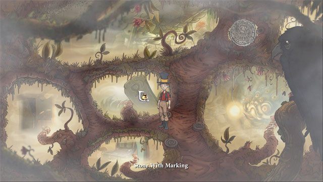 Następnie kliknij na sieciach z żołędziami na górze ekranu, a wyjmiesz z nich trzy żołędzie - Ostateczna rozgrywka | Solucja The Night of the Rabbit - The Night of the Rabbit - poradnik do gry