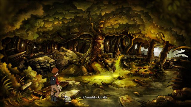 Tuż przy kładce leży ciężki obły kamień - Zwykły letni dzień | Solucja The Night of the Rabbit - The Night of the Rabbit - poradnik do gry