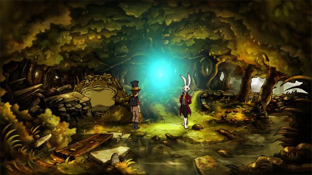 Następnie Markiz otworzy portal i przeniesiecie się do innego świata - Zwykły letni dzień | Solucja The Night of the Rabbit - The Night of the Rabbit - poradnik do gry