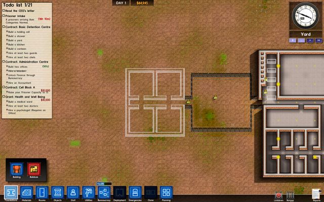 5 - Fundamenty więzienia w Prison Architect | Struktura gry - Prison Architect - poradnik do gry