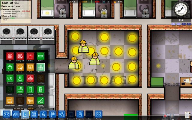 Oznacza to, że w tym miejscu składuje się wszystkie zdemontowane przedmioty i przyrządy, jak również nadwyżki towarów (np - Składzik w Prison Architect | Pomieszczenia więzienne - Prison Architect - poradnik do gry