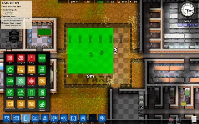 W grze Prison Architect zastosowanie poszczególnych pomieszczeń nie zależy od ich wyposażenia, ale od nazwy - Pomieszczenia więzienne w Prison Architect - Prison Architect - poradnik do gry