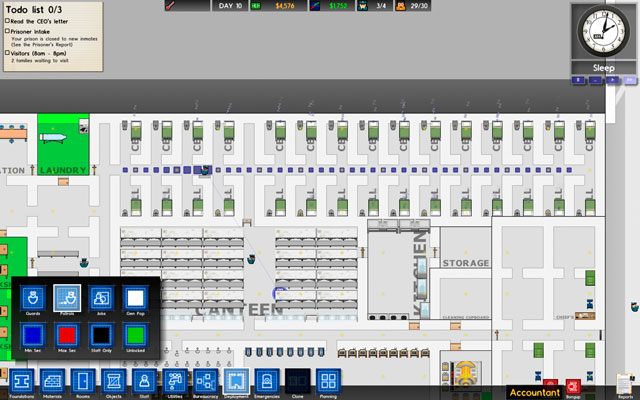 Na analogicznej zasadzie co obchody strażników działają też psie patrole - Rozlokowanie w Prison Architect | Struktura gry - Prison Architect - poradnik do gry