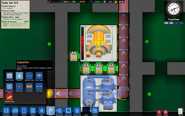 Kondensator - Media w Prison Architect | Struktura gry - Prison Architect - poradnik do gry