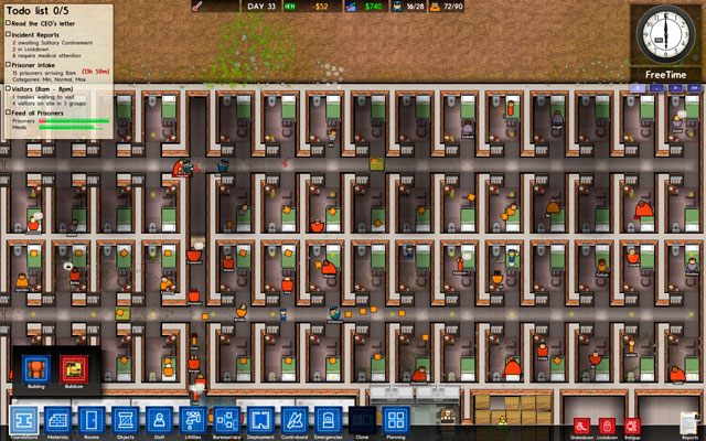 Charakterystyczne dla cel jest to, że więźniowie tworzą w nich podkopy - Cela w Prison Architect | Pomieszczenia więzienne - Prison Architect - poradnik do gry