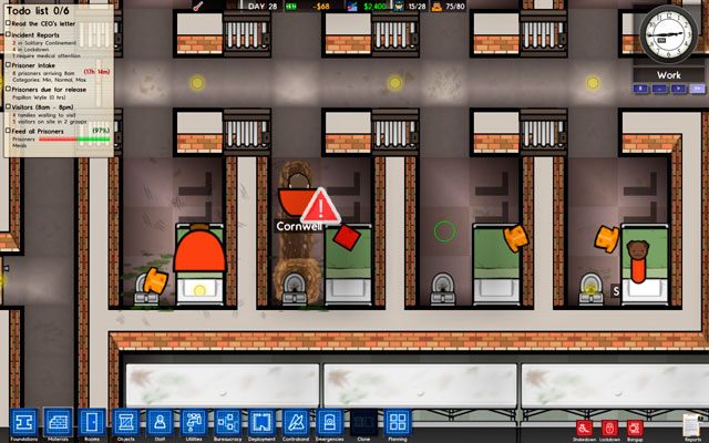 Osobną kwestią pozostają podkopy - Polityka więzienia i podkopy w Prison Architect | Struktura gry - Prison Architect - poradnik do gry