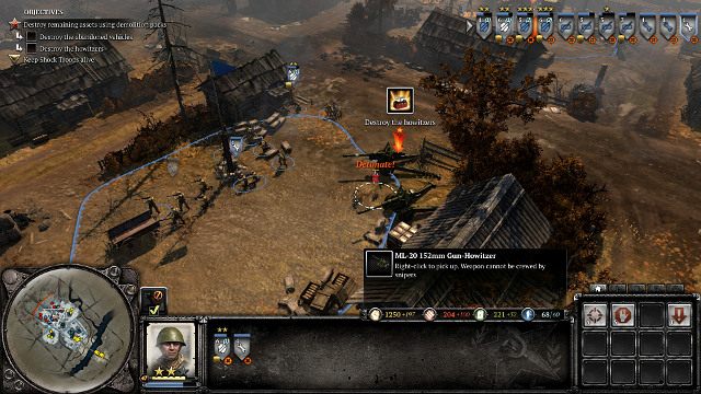 Pod ciężki sprzęt należy podłożyć materiały wybuchowe - Misja 02 - Spalona ziemia | Kampania w Company of Heroes 2 - Company of Heroes 2 - poradnik do gry