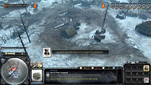 Produkuj i ulepszaj strzelców gwardii, gdy tylko będzie okazja - Misja 03 - Pomoc jest w drodze | Kampania w Company of Heroes 2 - Company of Heroes 2 - poradnik do gry