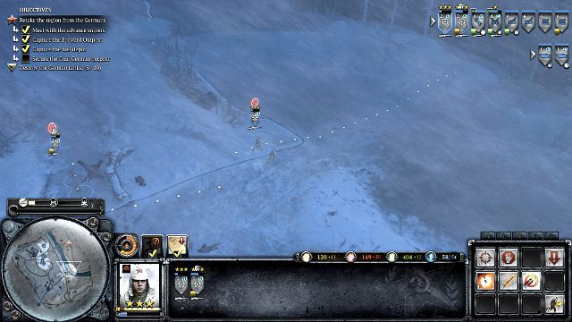 Do ostatniego punktu wybierz dłuższą drogę od południa - Misja 04 - Zima cudów | Kampania w Company of Heroes 2 - Company of Heroes 2 - poradnik do gry