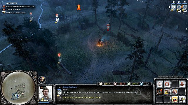 Ogniska będą zwracać uwagę pobliskich Niemców - Misja 11 - Za linią wroga | Kampania w Company of Heroes 2 - Company of Heroes 2 - poradnik do gry