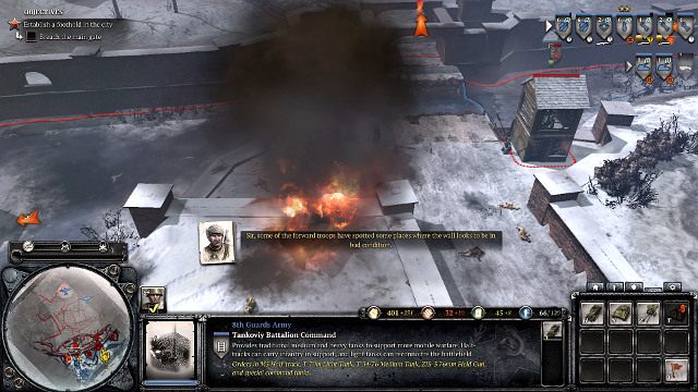 Zniszczonym mostem nie będzie można przejść - Misja 12 - Cytadela | Kampania w Company of Heroes 2 - Company of Heroes 2 - poradnik do gry