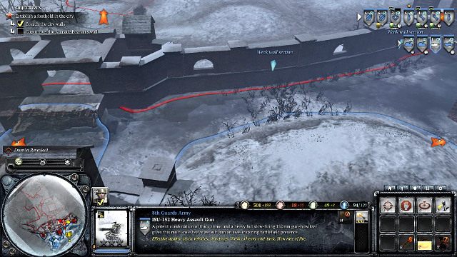 Wyłam dziurę w murach miasta - Misja 12 - Cytadela | Kampania w Company of Heroes 2 - Company of Heroes 2 - poradnik do gry