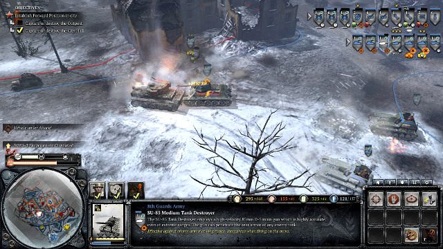 Taranowanie T-34 może unieruchomić wrogie Tygrysy - Misja 12 - Cytadela | Kampania w Company of Heroes 2 - Company of Heroes 2 - poradnik do gry