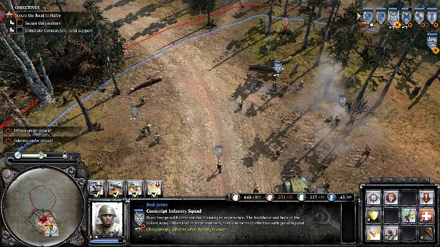 Zostaniesz zaatakowany zaraz po starcie - Misja 13 - Halbe | Kampania w Company of Heroes 2 - Company of Heroes 2 - poradnik do gry