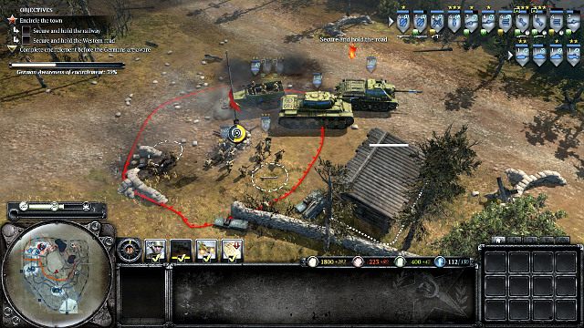 Przejmij kontrolę nad drogą do miasta - Misja 13 - Halbe | Kampania w Company of Heroes 2 - Company of Heroes 2 - poradnik do gry