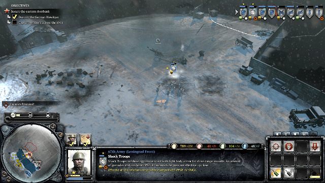 Haubica jest niegroźna z bliska - Misja 07 - Droga lądowa do Leningradu | Kampania w Company of Heroes 2 - Company of Heroes 2 - poradnik do gry
