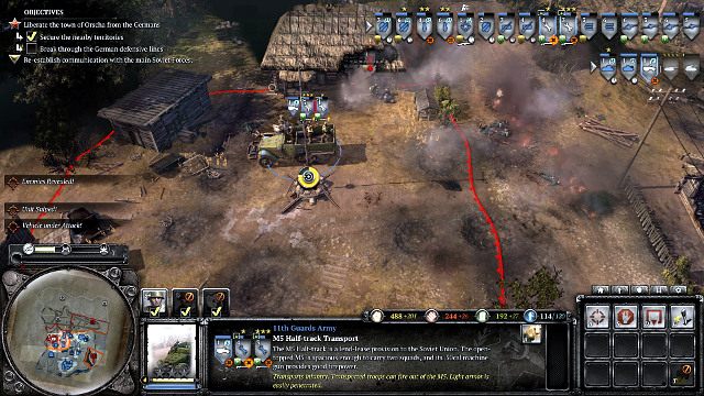 Przejmij kontrolę nad drugim zachodnim obozem - Misja 09 - Cisza radiowa | Kampania w Company of Heroes 2 - Company of Heroes 2 - poradnik do gry