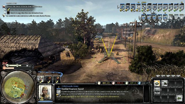 Saperzy są w stanie postawić specjalną, tajną broń, haubicoarmatę MŁ-20 - Misja 09 - Cisza radiowa | Kampania w Company of Heroes 2 - Company of Heroes 2 - poradnik do gry