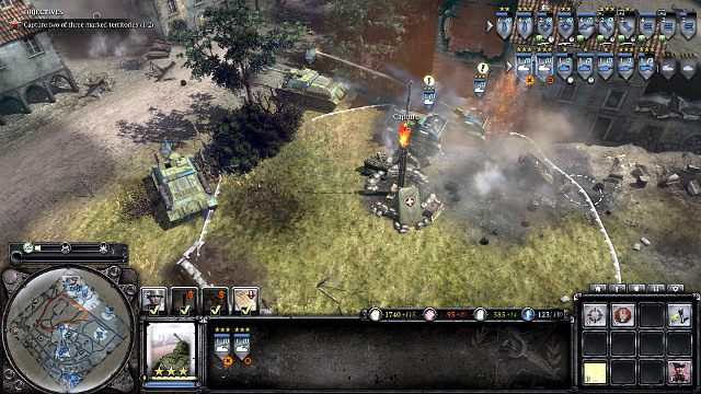 Przejmij kontrolę nad drugim punktem, by wykonać drugi cel misji - Misja 10 - Lublin | Kampania w Company of Heroes 2 - Company of Heroes 2 - poradnik do gry