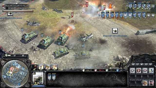Przed rozstawieniem ISU-w pozbądź się zamkowej forpoczty - Misja 10 - Lublin | Kampania w Company of Heroes 2 - Company of Heroes 2 - poradnik do gry