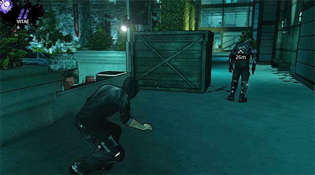 Strażnik patrolujący górną ścieżkę - Plac | Rozdział 1 - Harding Museum | DARK - DARK - poradnik do gry