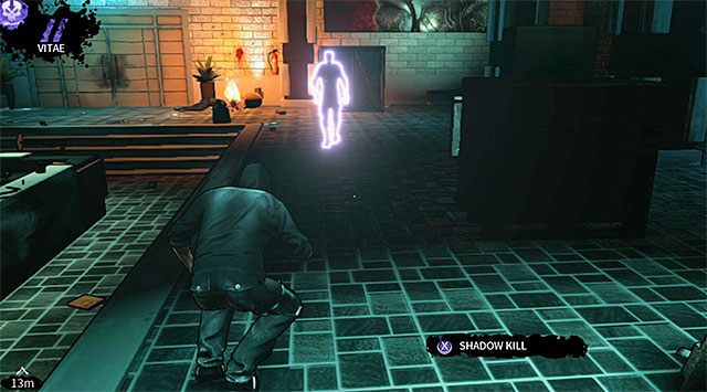 Zaczekaj aż przeciwnicy rozejdą się i zbliż się od lewej strony do wartownika pokazanego na screenie 1 - Główny hol | Rozdział 1 - Harding Museum | DARK - DARK - poradnik do gry