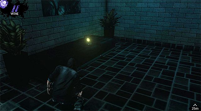 Skręć w lewo i koniecznie zatrzymaj się po znalezieniu się przy najbliższym narożniku, albowiem do odnalezienia jest tu pokazane na dołączonym screenie PDA (200 punktów doświadczenia) - Pierwsza średniowieczna wystawa | Rozdział 1 - Harding Museum | DARK - DARK - poradnik do gry