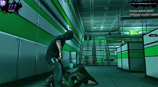 Miejsce ataku na przeciwnika patrolującego parter - Biuro księgowości | Rozdział 2 - Geoforge | DARK - DARK - poradnik do gry