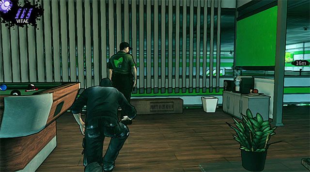 Strażnik w pomieszczeniu ze stołem bilardowym - Biuro księgowości | Rozdział 2 - Geoforge | DARK - DARK - poradnik do gry