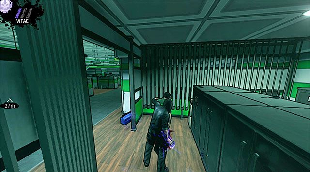 Strażnik sprawdzający biura niedaleko wyjścia - Biuro księgowości (2) | Rozdział 2 - Geoforge | DARK - DARK - poradnik do gry