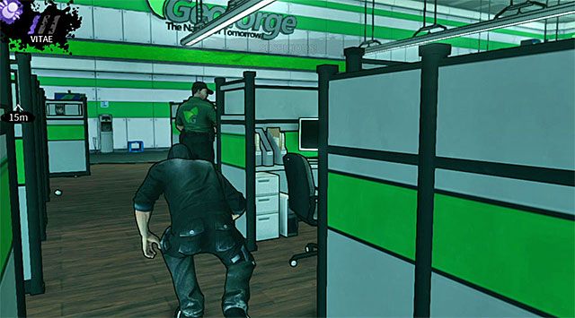 Drugi wartownik z centralnej części sali - Biuro księgowości (2) | Rozdział 2 - Geoforge | DARK - DARK - poradnik do gry