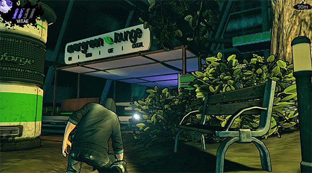 Po kilku chwilach powinieneś dotrzeć do nieczynnego baru pokazanego na powyższym screenie - Park | Rozdział 2 - Geoforge | DARK - DARK - poradnik do gry