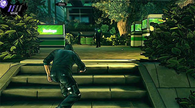 Strażnicy rozstawieni przy schodach - Park | Rozdział 2 - Geoforge | DARK - DARK - poradnik do gry