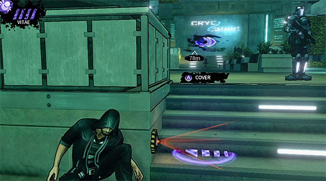 Udaj się teraz w stronę północno-wschodniego narożnika placu, ustawiając się przy pokazanych na dołączonym screenie niewielkich schodach - Plac | Rozdział 5 - Cryogenic | DARK - DARK - poradnik do gry