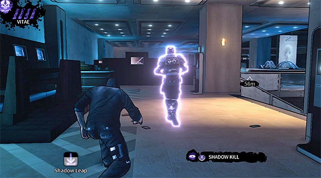 Strażnik w zbroi przebywający na piętrze - Lobby (po pojawieniu się łowców) | Rozdział 5 - Cryogenic | DARK - DARK - poradnik do gry