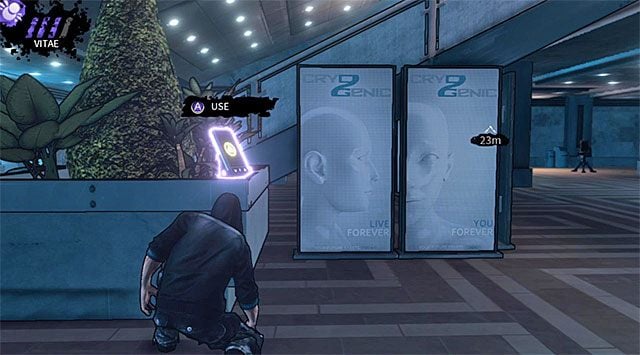 Udaj się w stronę zlokalizowanych po prawej stronie schodów prowadzących na górne balkoniki atrium - Atrium | Rozdział 5 - Cryogenic | DARK - DARK - poradnik do gry