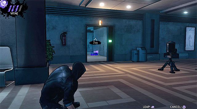 Zbliż się teraz do oznaczonego przez grę i pokazanego na dołączonym screenie lewego wyjścia z atrium - Atrium | Rozdział 5 - Cryogenic | DARK - DARK - poradnik do gry