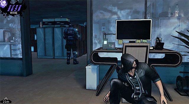 Pierwszy z przeciwników z drugiego biura - Atrium | Rozdział 5 - Cryogenic | DARK - DARK - poradnik do gry