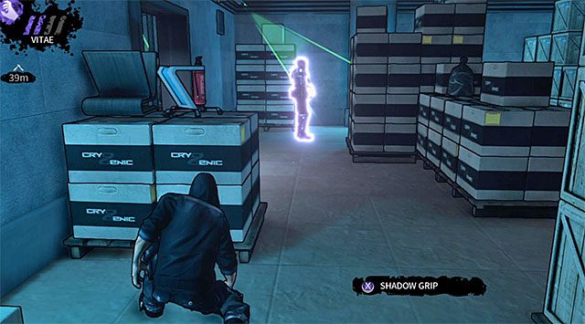 Strażnik stojący pod kamerą - Magazyn | Rozdział 5 - Cryogenic | DARK - DARK - poradnik do gry