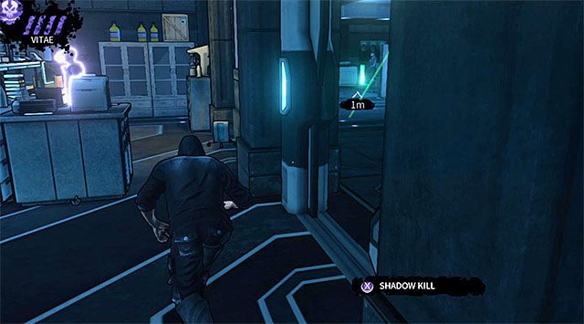 Przejdź teraz do prawej części pomieszczenia, wyruszając w stronę widocznych w oddali dwóch łowców wampirów - Laboratorium | Rozdział 5 - Cryogenic | DARK - DARK - poradnik do gry