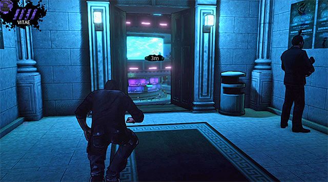 Moment przeniknięcia do głównej sali lokalu - Wejście | Rozdział 3 - Atlantis | DARK - DARK - poradnik do gry