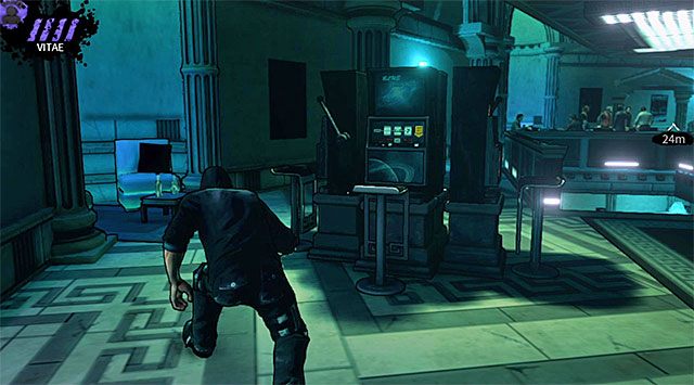 Schody prowadzące na parter - Główna sala klubu (przed rozpyleniem gazu) | Rozdział 3 - Atlantis | DARK - DARK - poradnik do gry