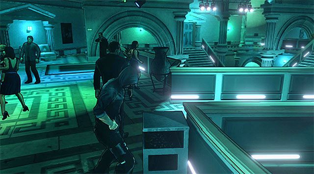 Miejsce podłożenia ostatniej trzeciej bomby - Główna sala klubu (przed rozpyleniem gazu) | Rozdział 3 - Atlantis | DARK - DARK - poradnik do gry