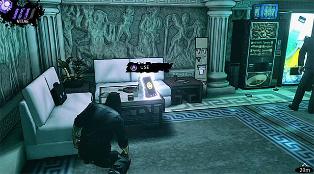 Zatrzymaj się po zbliżeniu się do nowych wartowników i kamery bezpieczeństwa - Główna sala klubu (po rozpyleniu gazu) | Rozdział 3 - Atlantis | DARK - DARK - poradnik do gry