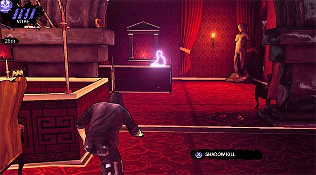 Głównym powodem dla schowania ciała było to, że wkrótce przy widocznych w oddali innych schodach pojawi się drugi strażnik (powyższy screen) - Titty Twister | Rozdział 3 - Atlantis | DARK - DARK - poradnik do gry