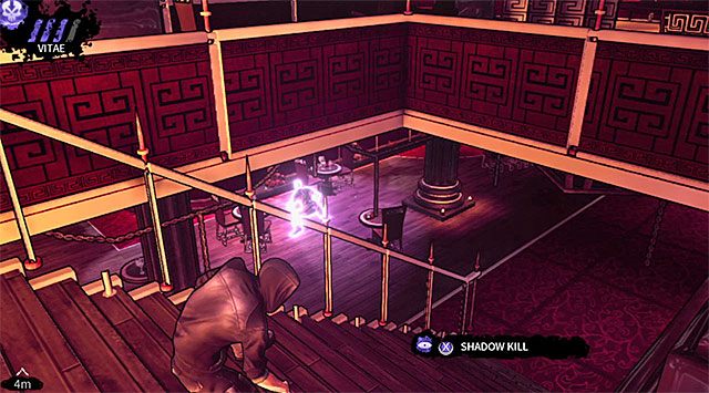 Niezależnie od tego czy zabezpieczyłeś cały górny poziom czy też nie docelowo musisz skorzystać z pokazanych na screenie bliżej położonych schodów, czyli tych, przy których wcześniej przebywał (lub nadal przebywa) ghul - Titty Twister | Rozdział 3 - Atlantis | DARK - DARK - poradnik do gry