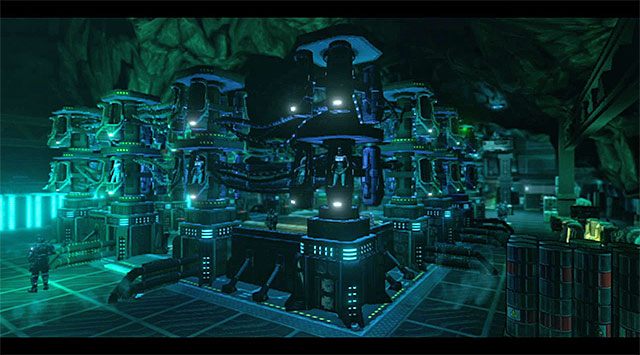 Podgląd na salę z komorami kriogenicznymi - Komory kriogeniczne | Rozdział 6 - M17 Base | DARK - DARK - poradnik do gry